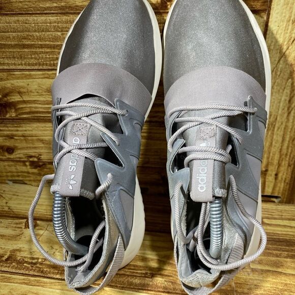 Adidas Tubular Viral Women's Size 10 Silver Gray Running Shoes Sneakers S75907 - Picture 8 of 8